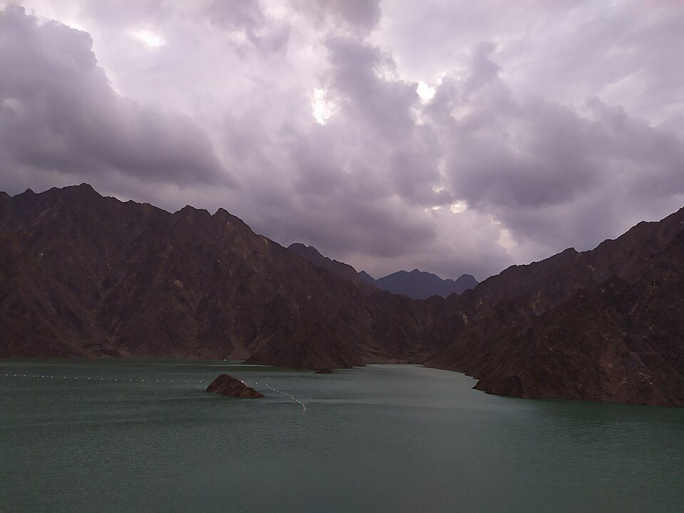 The waters of Hatta Dam